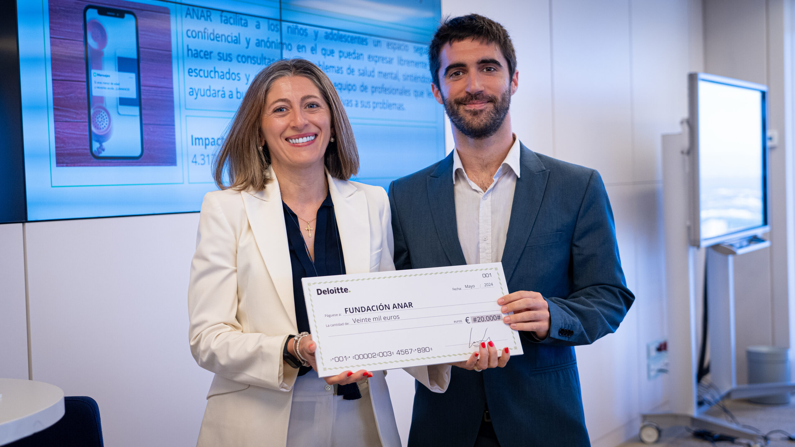 Fundación ANAR gana uno de los premios de la XI convocatoria de ayudas ‘Conoce mi proyecto’ de Deloitte