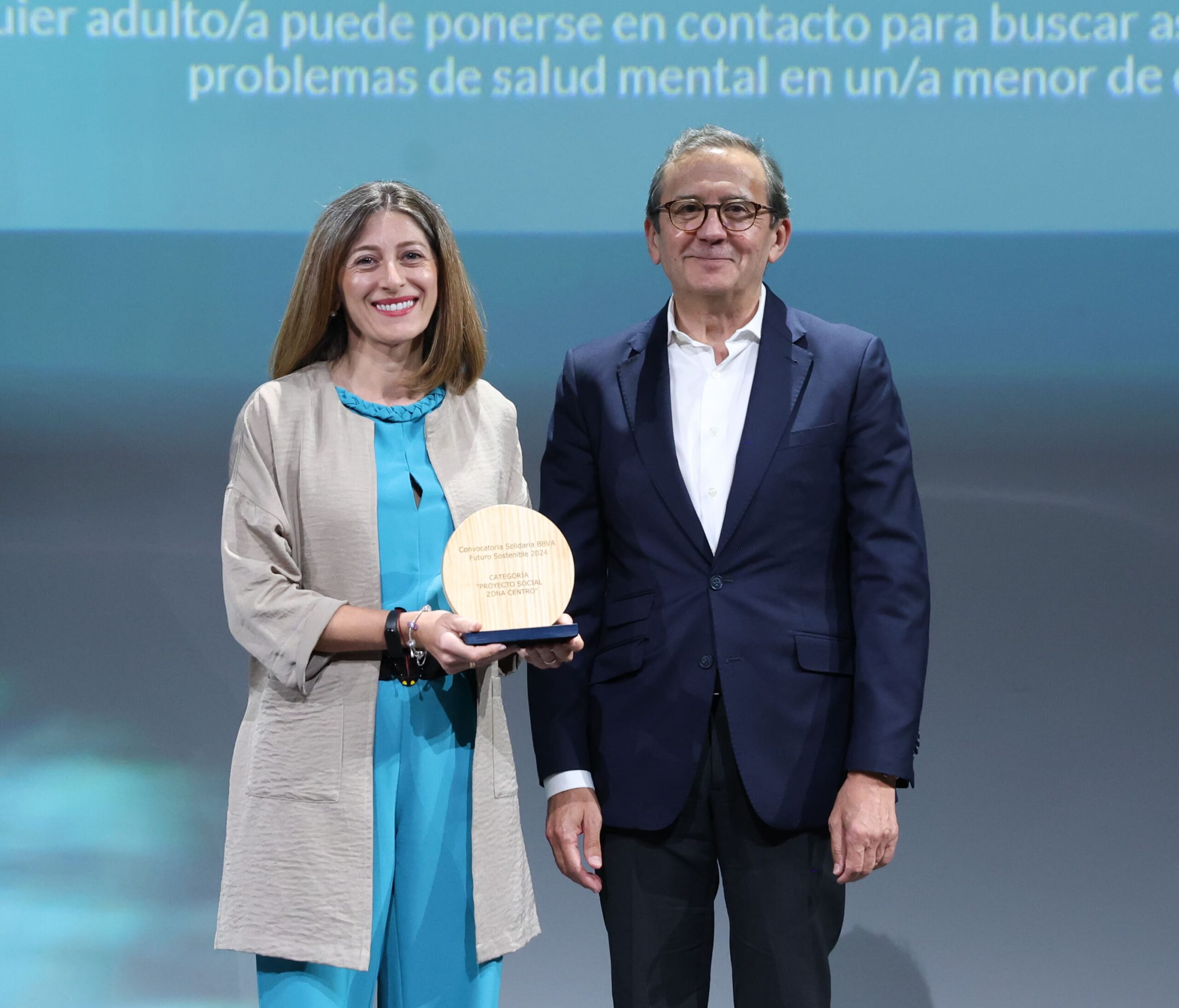 Fundación ANAR recibe el premio de la Convocatoria Solidaria BBVA Futuro Sostenible 2024
